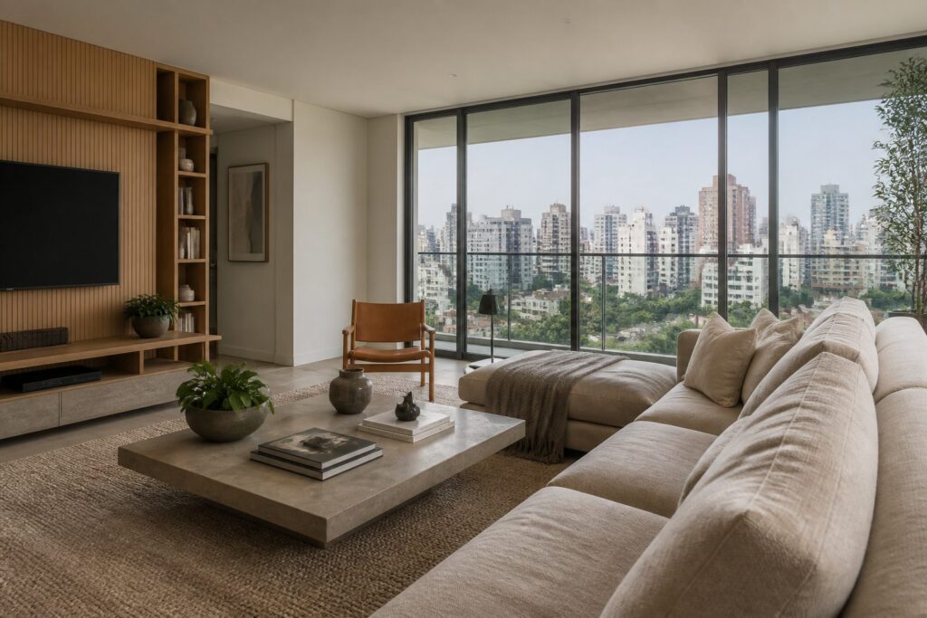 Apartamento panorâmico nos Jardins